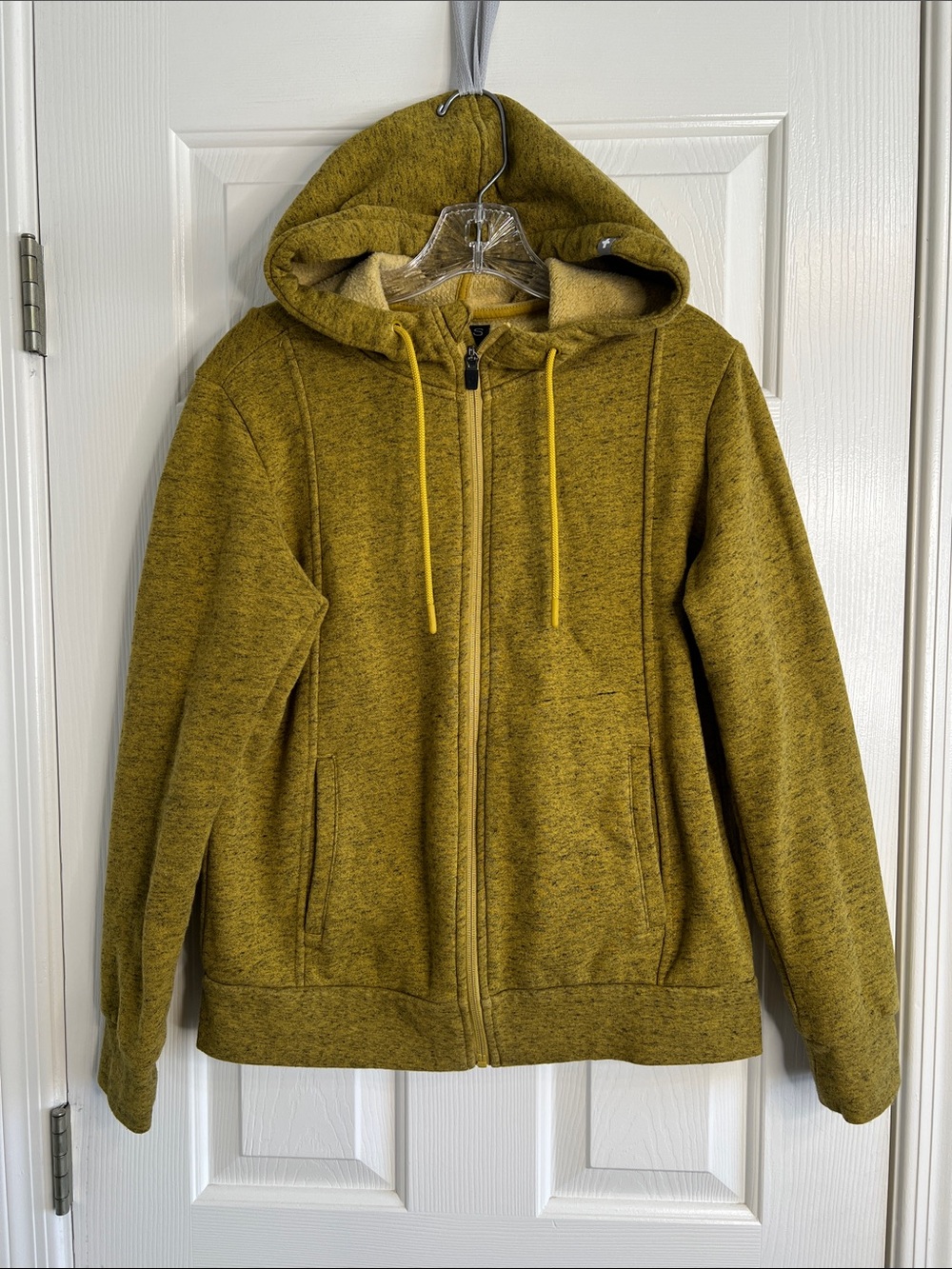 Figs Olive Green Zip-Up Hooded Jacket